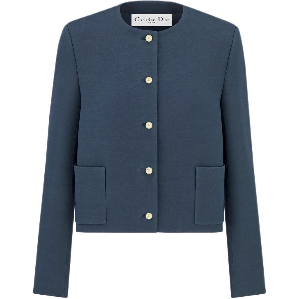 Dior Dior Jackets Coats Women's Blue