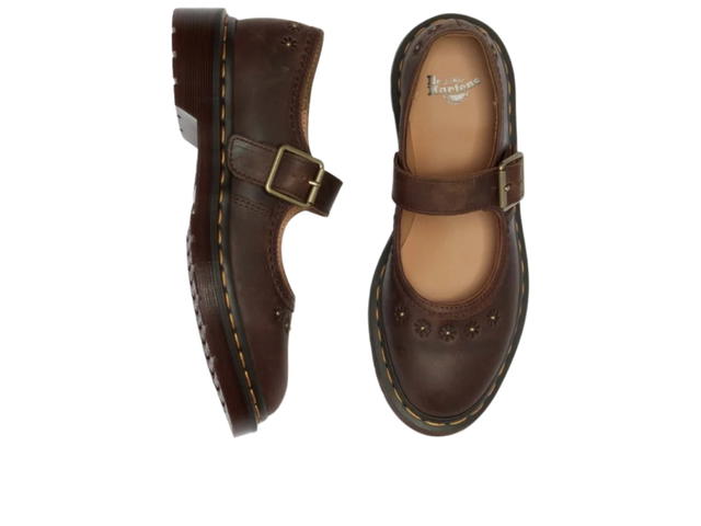 Dr. Martens Dr. Martens Mary Jane Flower Crazy Horse Dark Brown Crazy Horse - view 4