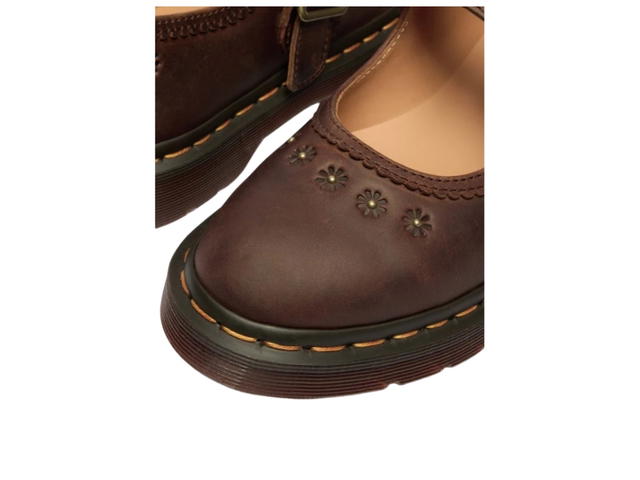Dr. Martens Dr. Martens Mary Jane Flower Crazy Horse Dark Brown Crazy Horse - view 5