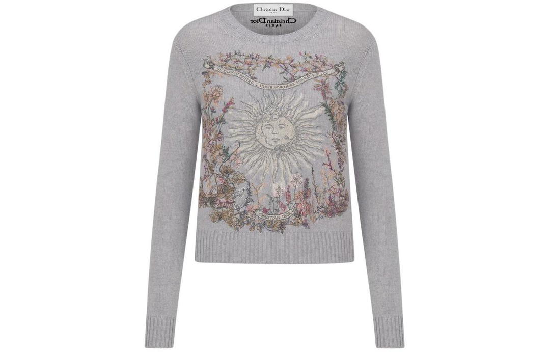 Dior Dior Cashmere Sweater Women's Gray