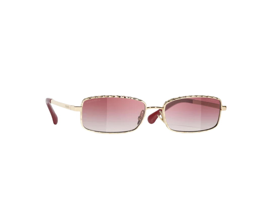 Chanel Chanel Rectangle Sunglasses Pink