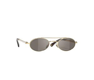 Buy Chanel Oval Sunglasses Brown at Sasom – Authentic and Ready to Ship