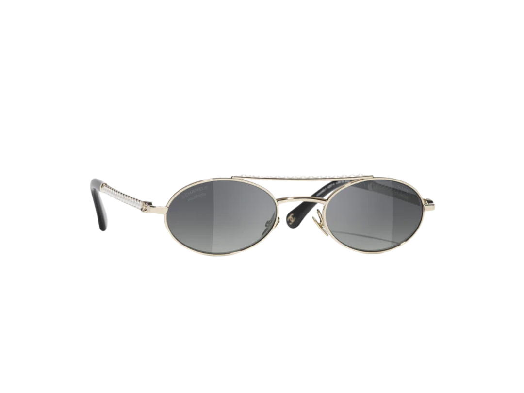 Chanel Chanel Oval Sunglasses Grey
