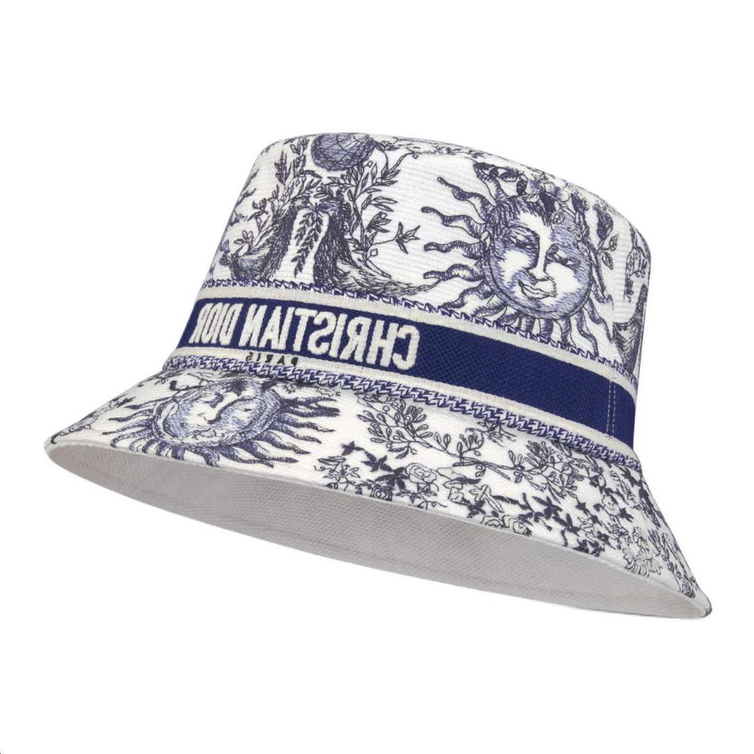 Dior Dior Cotton, Polyester, Polypropylene Bucket Hats Women's Blue