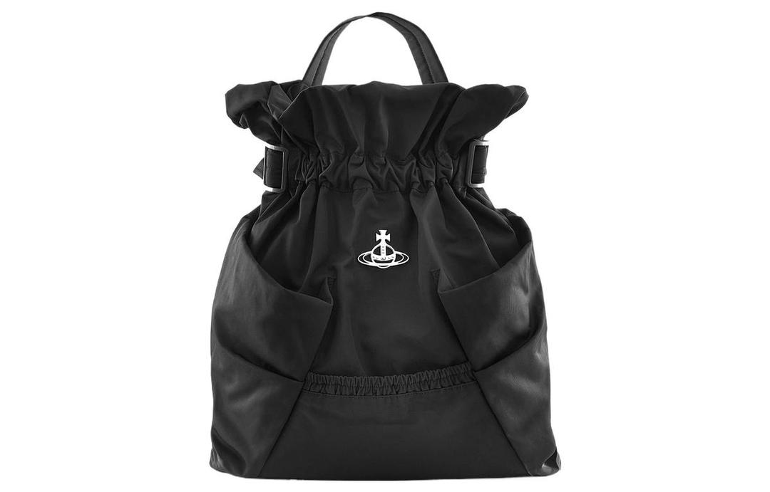 Vivienne Westwood Vivienne Westwood Recycled Polyester Backpack Large Size Women's Black