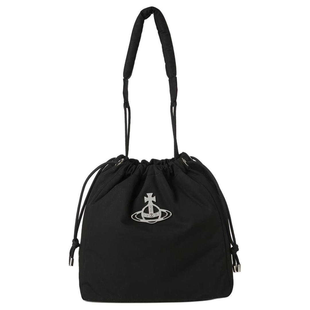 Vivienne Westwood Vivienne Westwood Recycled Polyester Polyester Bucket Bags Shoulder Bags Women's Black