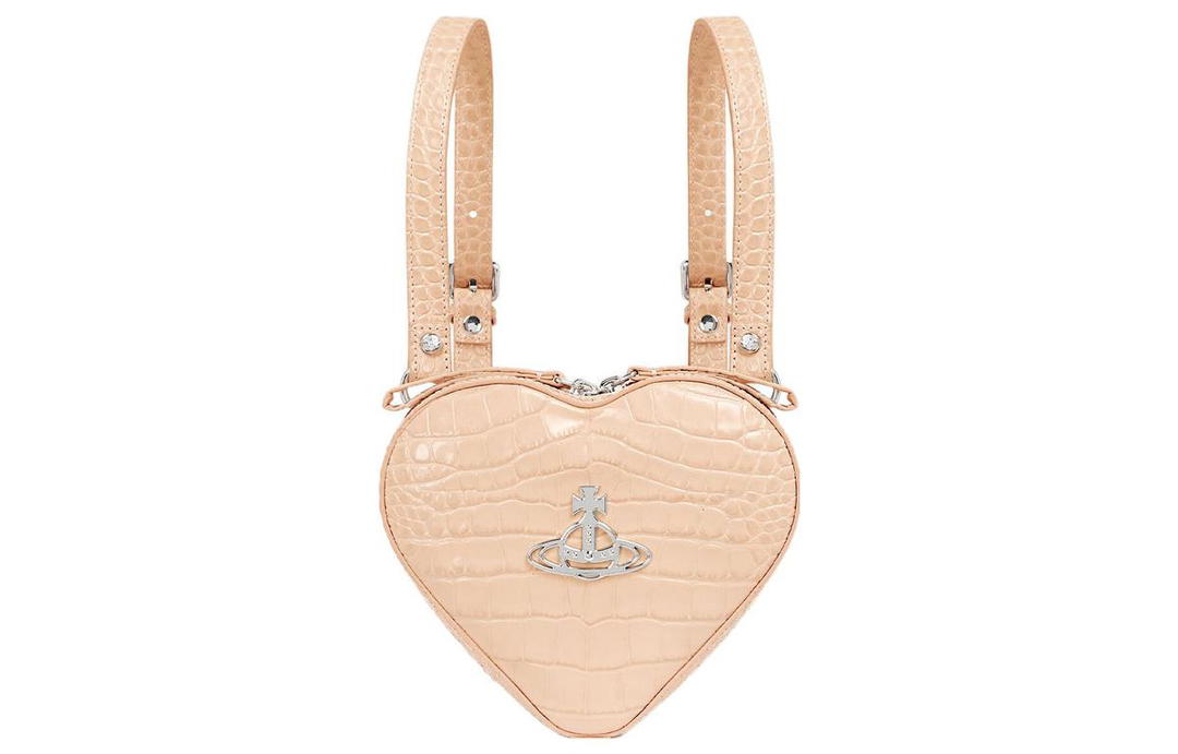Vivienne Westwood Vivienne Westwood Calfskin Backpack Mini Women's Cream Pink