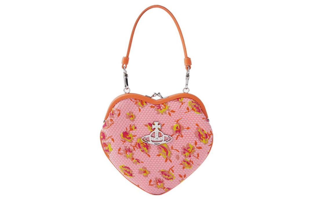 Vivienne Westwood Vivienne Westwood Fabric Shoulder Bag Crossbody Bag Handbag Women's Pink