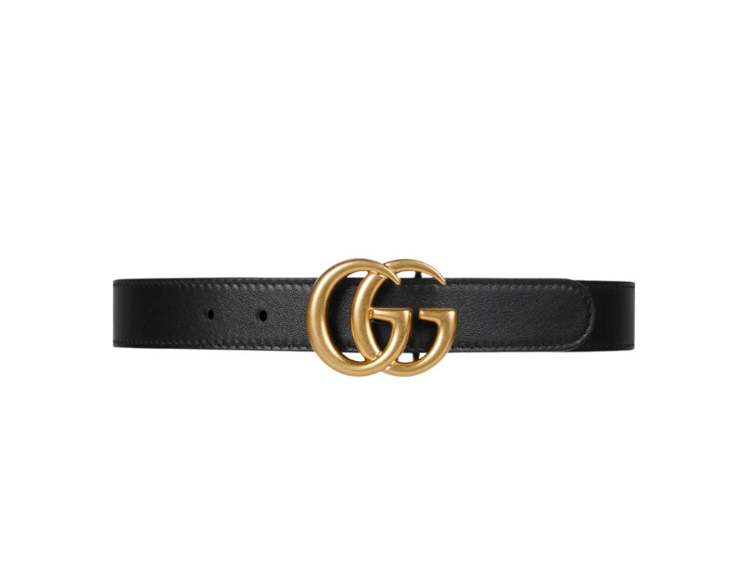 Gucci Gucci Children's Leather Double G belt