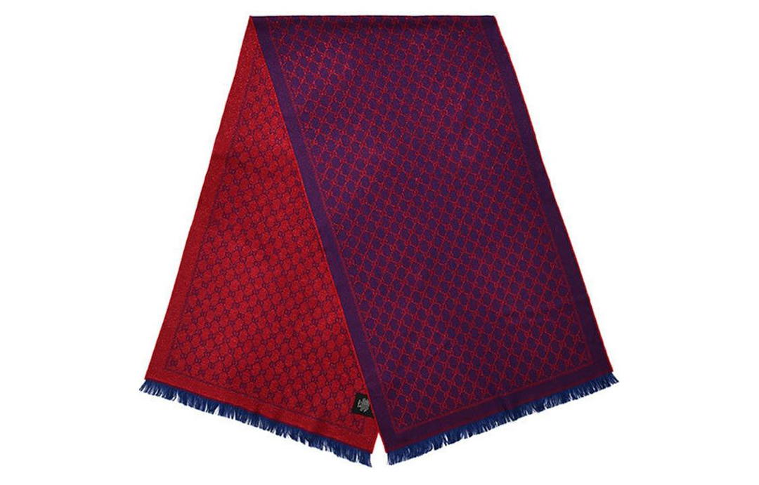 Gucci Gucci Knit Scarves Unisex Purple
