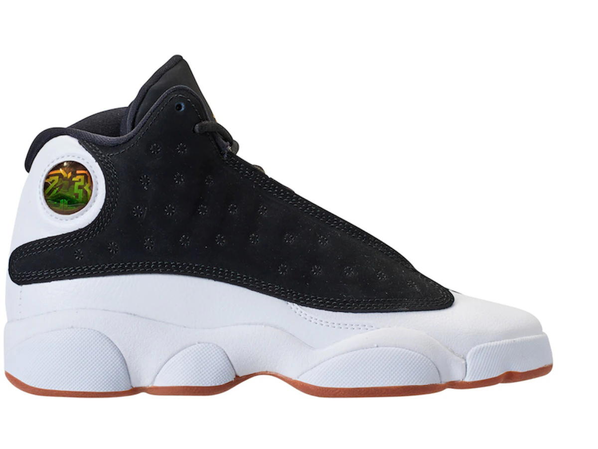 Jordan Jordan 13 Retro Black White Gum (GS)
