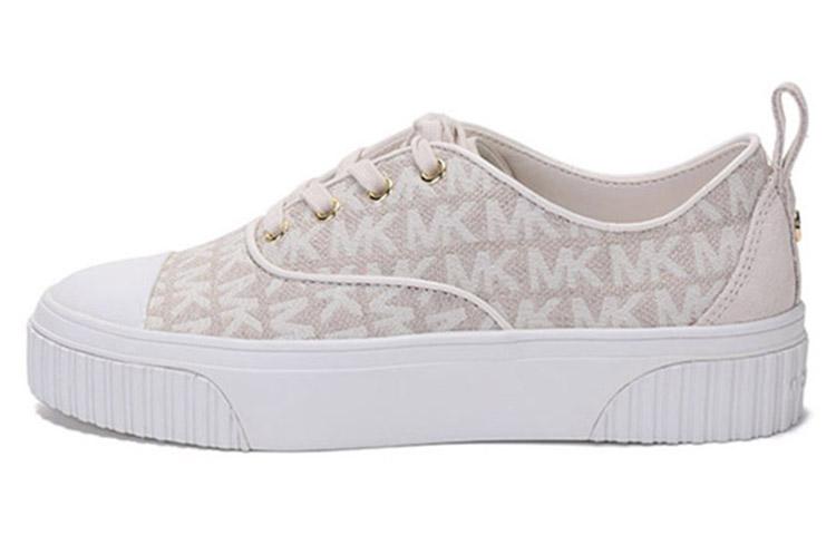 Michael Kors MICHAEL KORS Ollie Stylish Skateboarding Shoes Women's Vanilla White