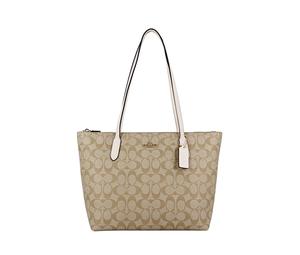 Buy Coach Tote 30 Monogram Tote Shoulder Bag Women's Khaki White at Sasom – Authentic and Ready to Ship