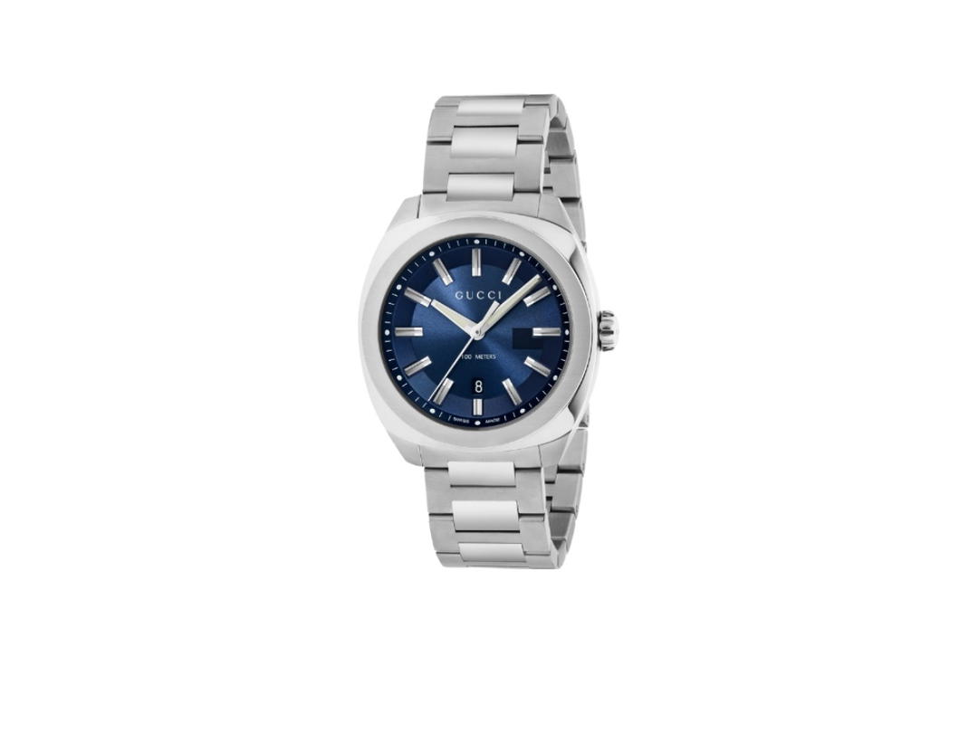 Gucci Gucci GG2570 Watch 41 MM Steel Dark Blue