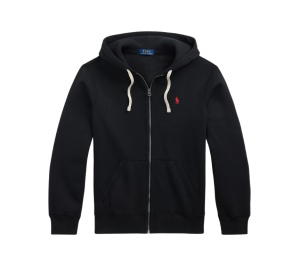 Buy Polo Ralph Lauren Fleece Full-Zip Hoodie Black at Sasom – Authentic and Ready to Ship