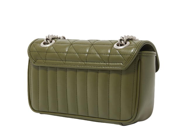 Gucci Gucci GG Marmont Flap Bag Mixed Matelasse Leather Mini Green - view 2