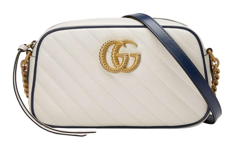 Gucci Gucci Marmont Quilted Leather Camera Bag, Chain Bag, Crossbody Bag, Shoulder Bag Women's