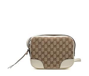 Buy Gucci Canvas With Leather Camera Bag Shoulder Bag Crossbody Bag Women's Ebony/White at Sasom – Authentic and Ready to Ship