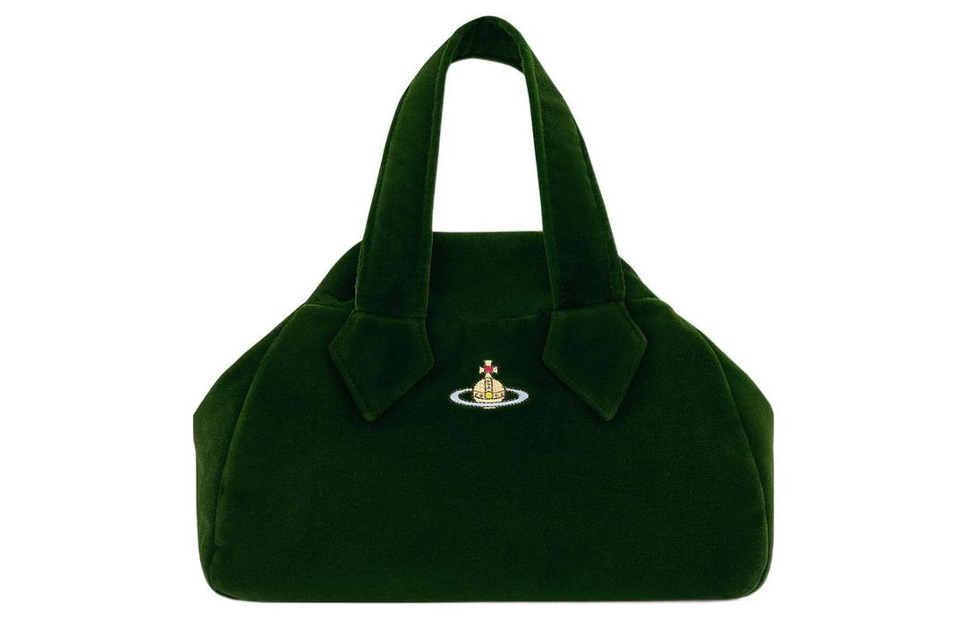 Vivienne Westwood Vivienne Westwood Suede Handbag Women's Dark Green