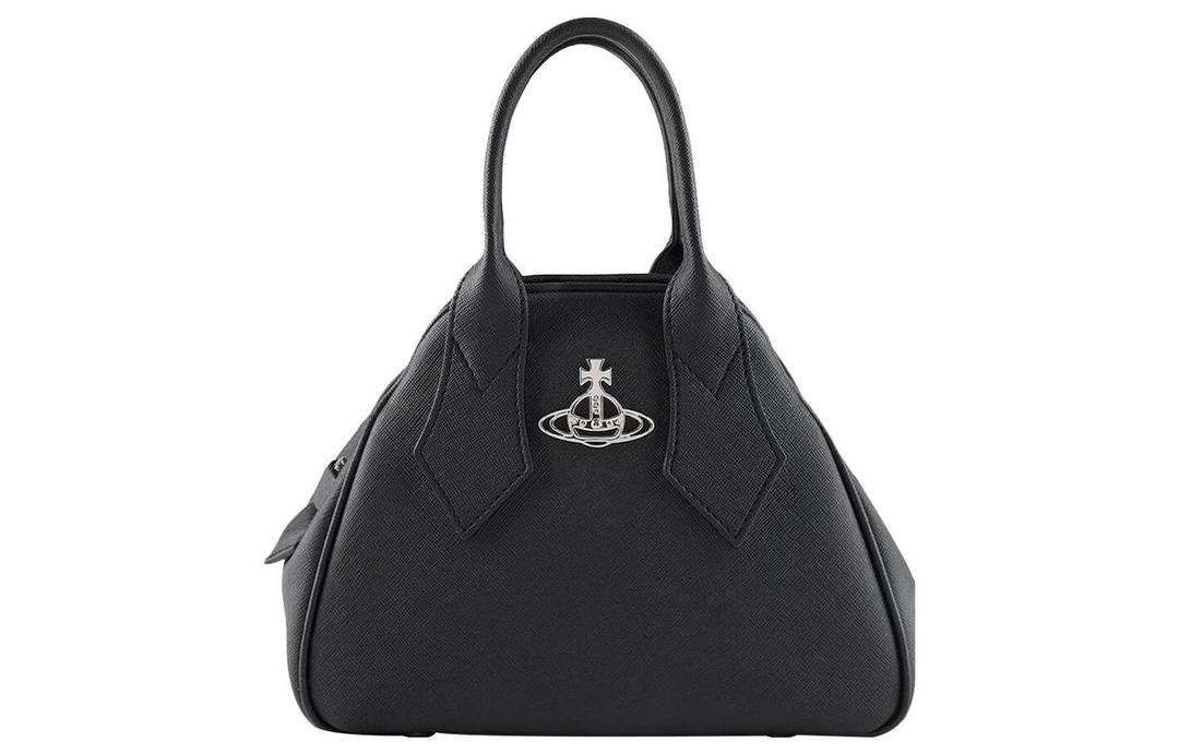 Vivienne Westwood Vivienne Westwood PU Bowling Bag Shoulder Bag Crossbody Bag Handbag Small Size Women's Black