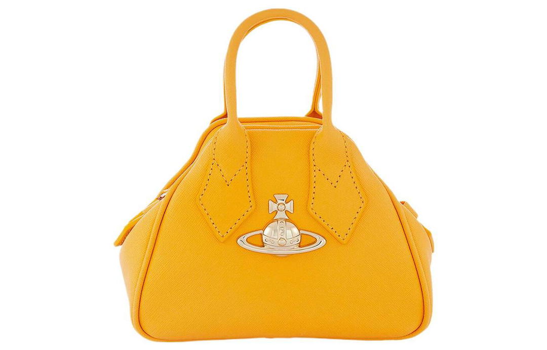 Vivienne Westwood Vivienne Westwood Cow Leather Shoulder Bag Crossbody Bag Handbag Mini Women's Yellow