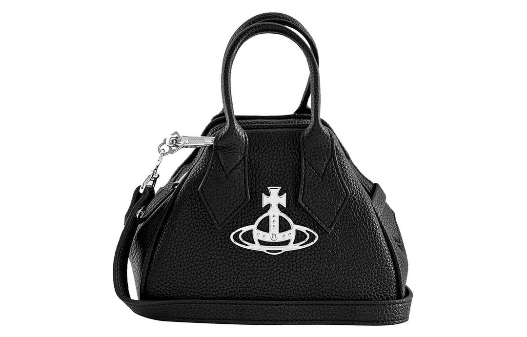 Vivienne Westwood Vivienne Westwood Polyester Bowling Bag Shoulder Bag Crossbody Bag Handbags Mini Women's Black