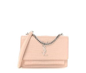 Buy Saint Laurent Sunset Chain Wallet Marble Pink at Sasom – Authentic and Ready to Ship