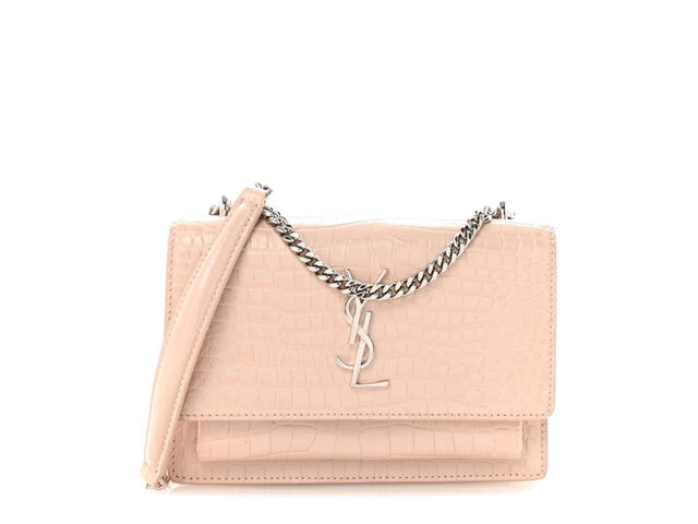 Saint Laurent Saint Laurent Sunset Chain Wallet Marble Pink - view 1