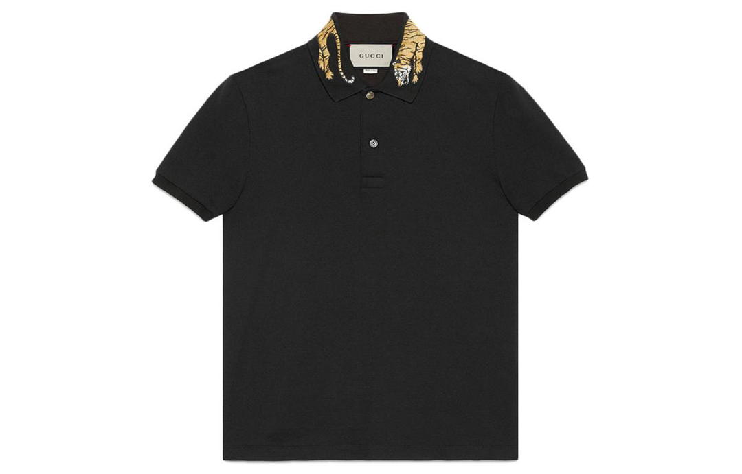 Gucci Gucci Polo Shirts Men Black