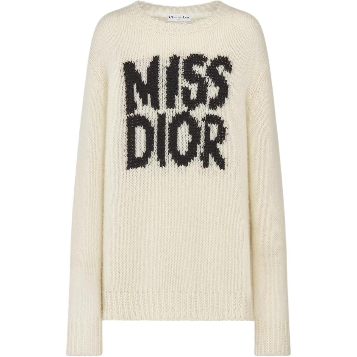 Dior Dior Cashmere Sweater Women's Ecru