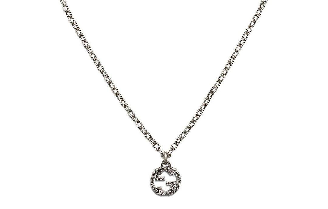 Gucci Gucci 2000 2024 Sterling Silver Interlocking G Pendant Necklace
