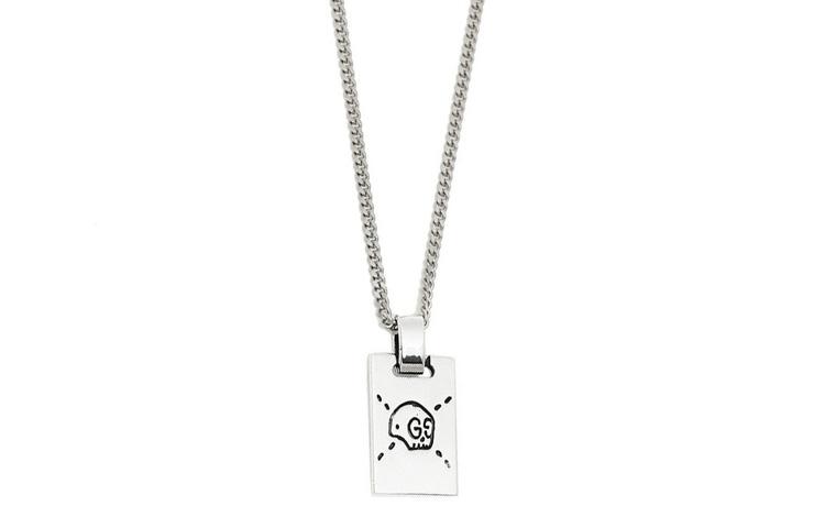 Gucci Gucci Sterling Silver GUCCIGhost Necklace