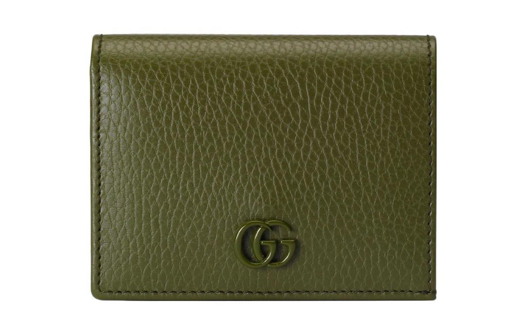 Gucci Gucci GG Marmont Leather Wallets Card Holders Women's Jasper