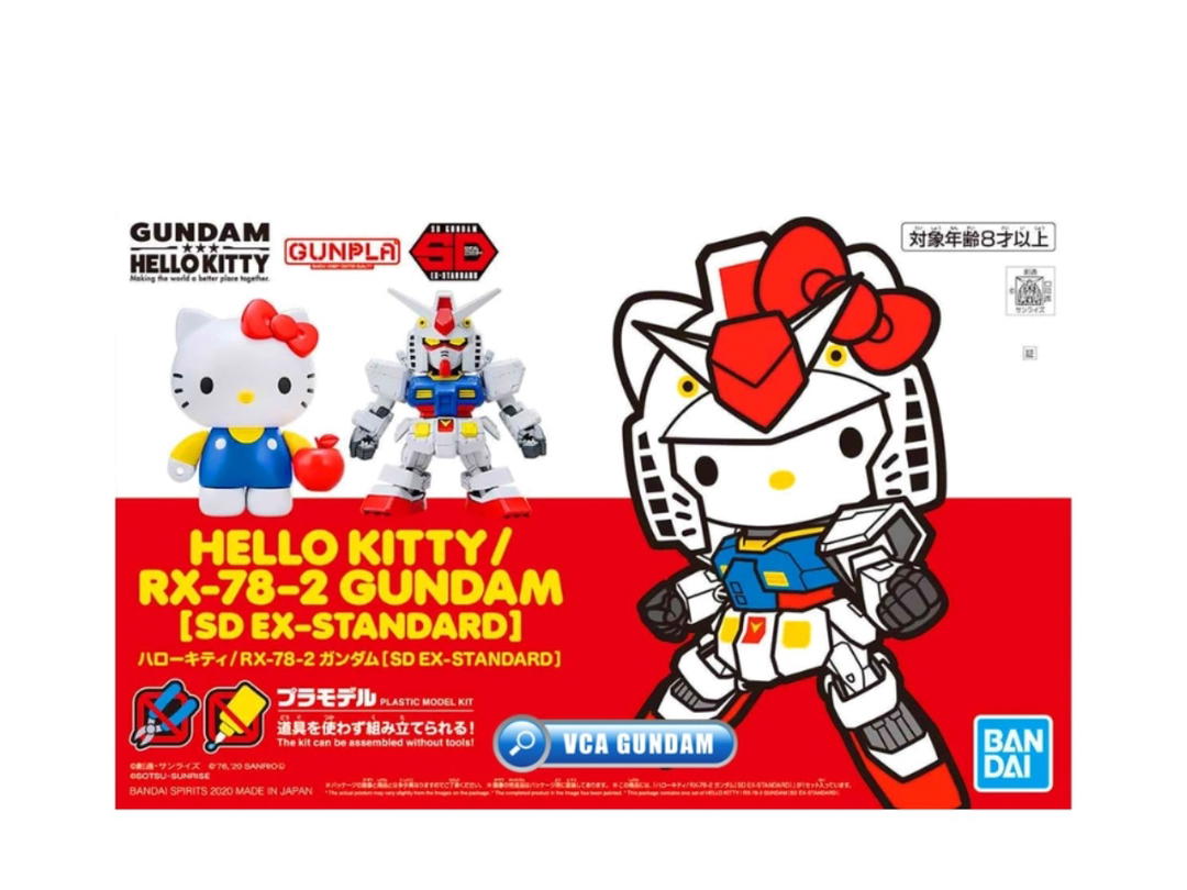 Bandai Bandai Gundam "Hello Kitty" SDEX RX-78-2