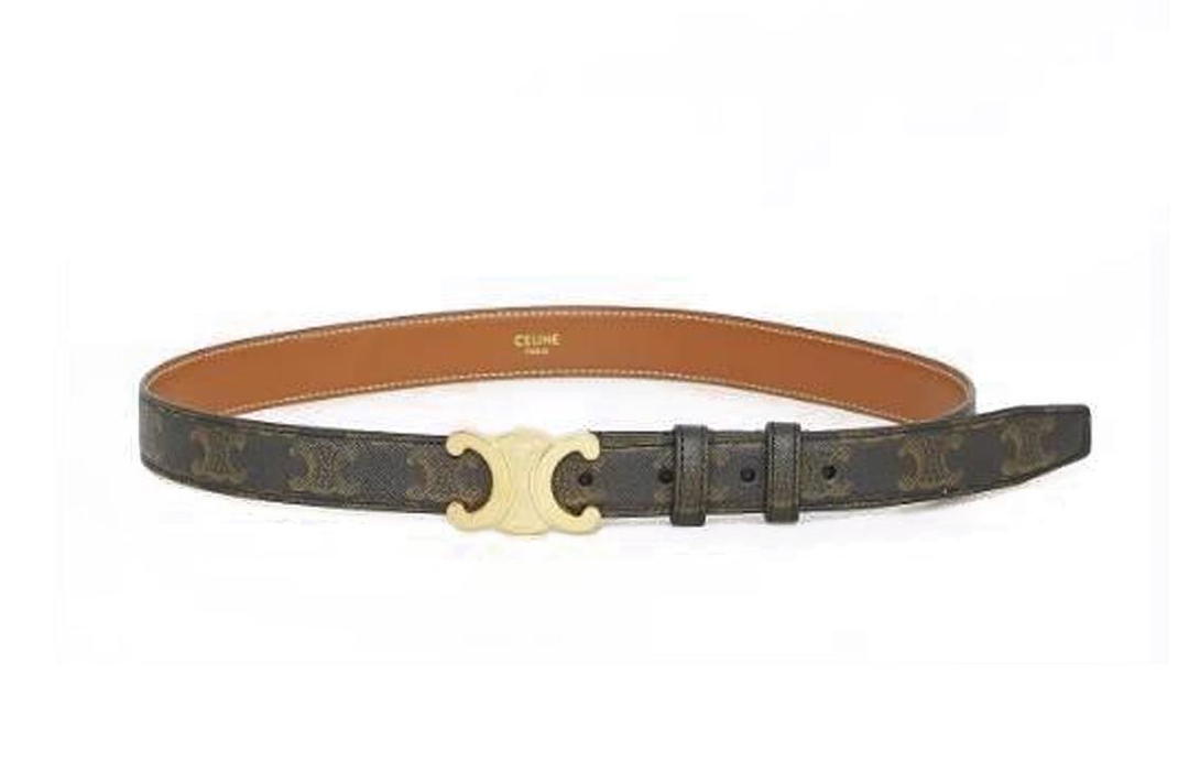 Celine CELINE Triomphe Medium Buckle Belt