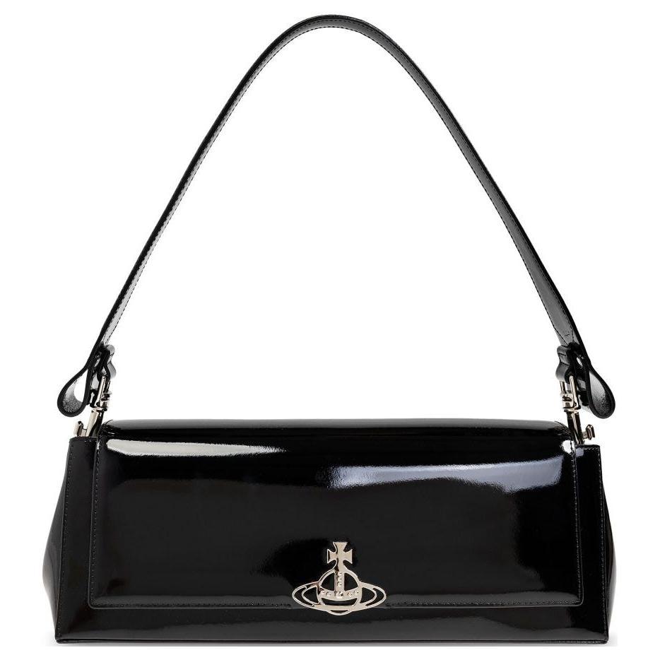 Vivienne Westwood Vivienne Westwood Hazel Logo Plaque Large Shoulder Bag