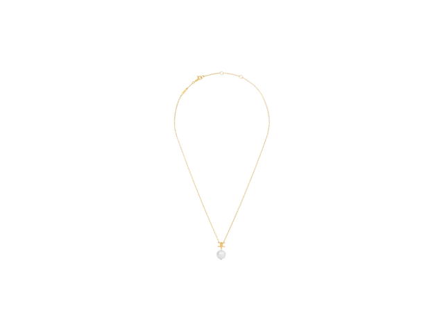 Celine CelineLes Perles Celine Necklace In Resin Pearl And Brass With Gold Finish - view 2