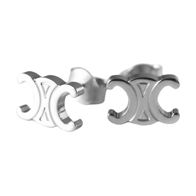 Celine Celine Triomphe Studs - silver - view 4