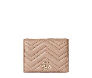 Buy Gucci GG Marmont Card Case Wallet Pink Beige at Sasom – Authentic and Ready to Ship