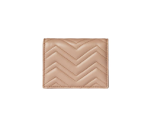 Gucci Gucci GG Marmont Card Case Wallet Pink Beige - view 2