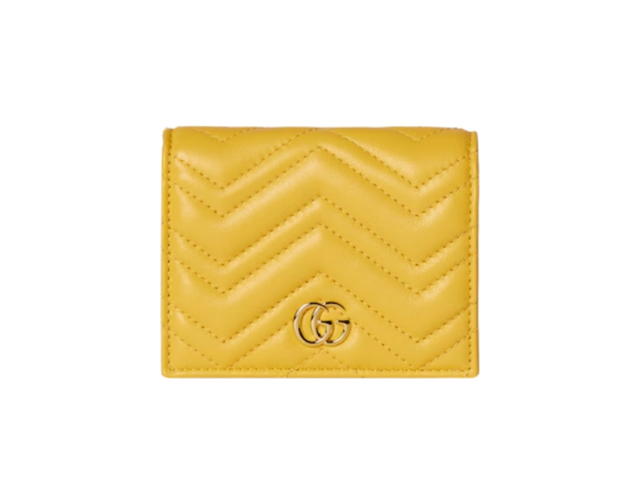 Gucci Gucci Gg Marmont Small Wallet Yellow - view 1