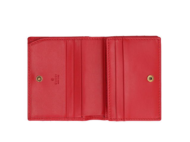 Gucci Gucci Gg Marmont Quilted Leather Card Holderred Calf 100 - view 4