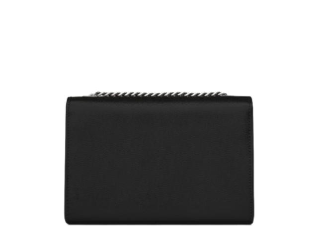 Saint Laurent Saint Laurent Kate Small In Grain De Poudre Embossed Leather Black - view 3