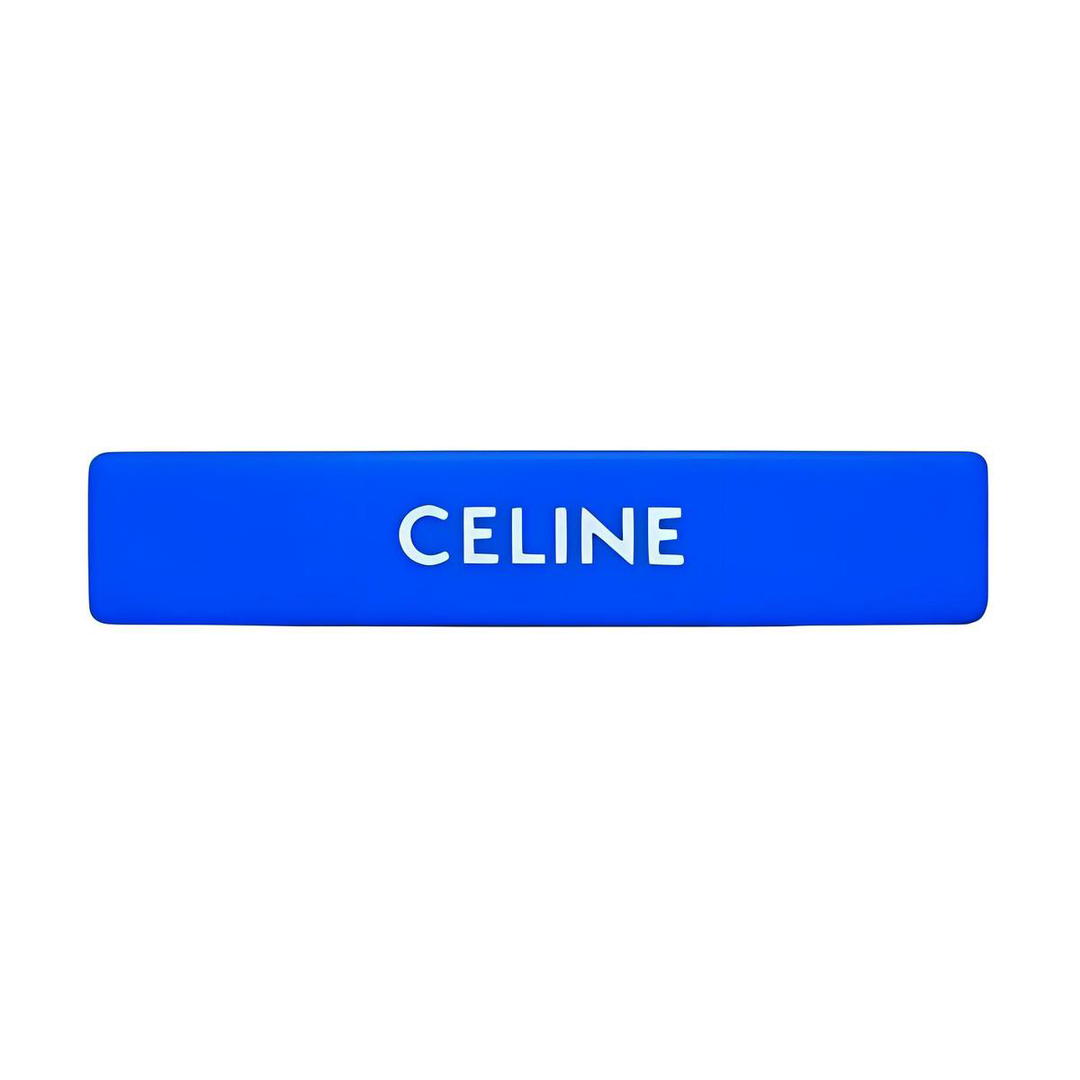 Celine Celine Acetate Hair Clips Women's Blue