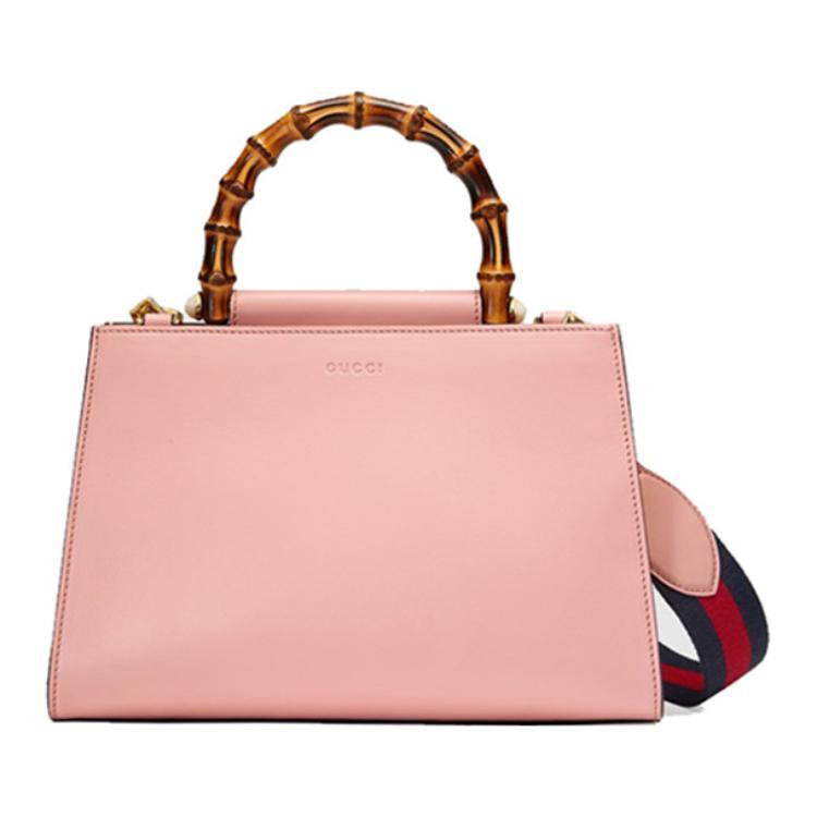 Gucci Gucci Leather Shoulder Bag Crossbody Bag Handbag Women's Pink