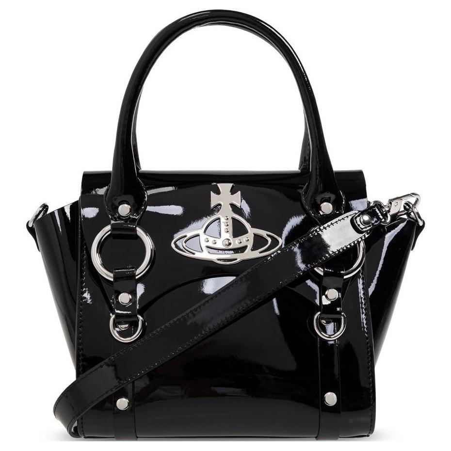 Vivienne Westwood Vivienne Westwood BETTY Calfskin One Shoulder Handbags Mini Women's Black
