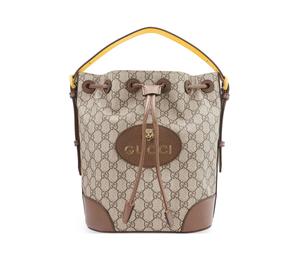Buy Gucci Neo Vintage Series Canvas Bucket Bags Handbags Backpacks Unisex Ebony/Brown at Sasom – Authentic and Ready to Ship