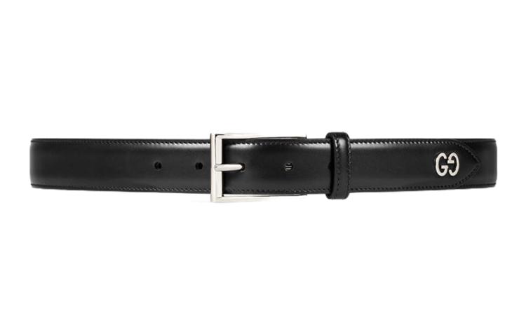 Gucci Gucci Double G Patterned Square Buckle Belt Belts Men's