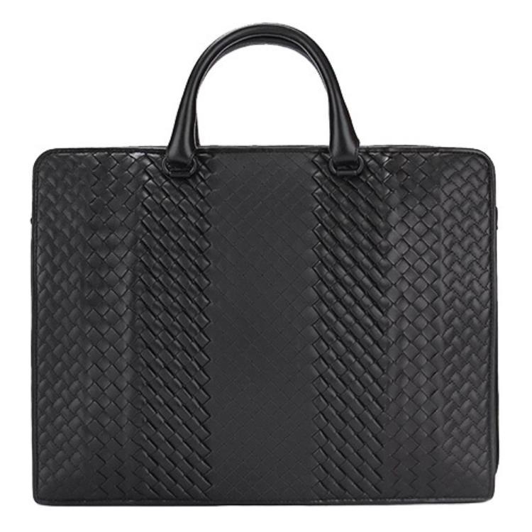 Bottega Veneta Bottega Veneta Calfskin Handbag Unisex Black