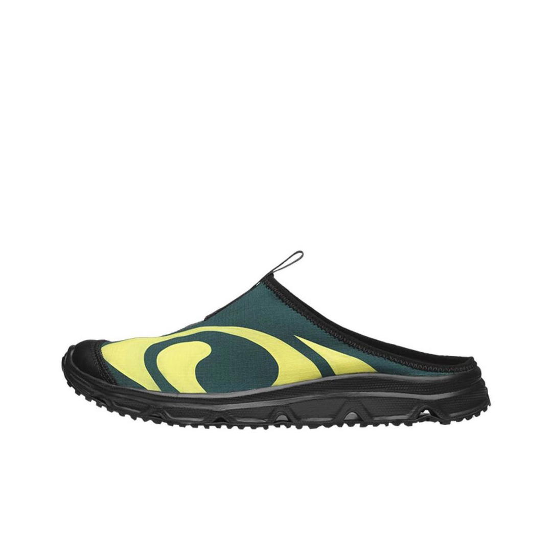 Salomon SALOMON RX Slide 3.0 Abrasion Resistant Slip Resistant Wrap toe Slippers Unisex Green